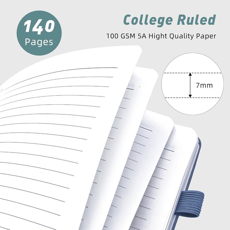 LEAGIM Lined Spiral Journal Notebook for Women & Men, College Ruled Hardcover Notebook for Work & Note Taking, Journals for Writing, 100 GSM, Business, School, 140 Pages, A5(5.8"x8.5") - Green - Image 2